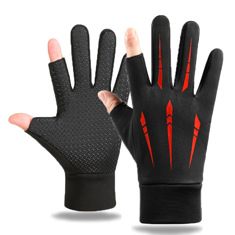 Spearfishing Glove - Erkekler için sıcak bisiklet eldiveni sonbahar