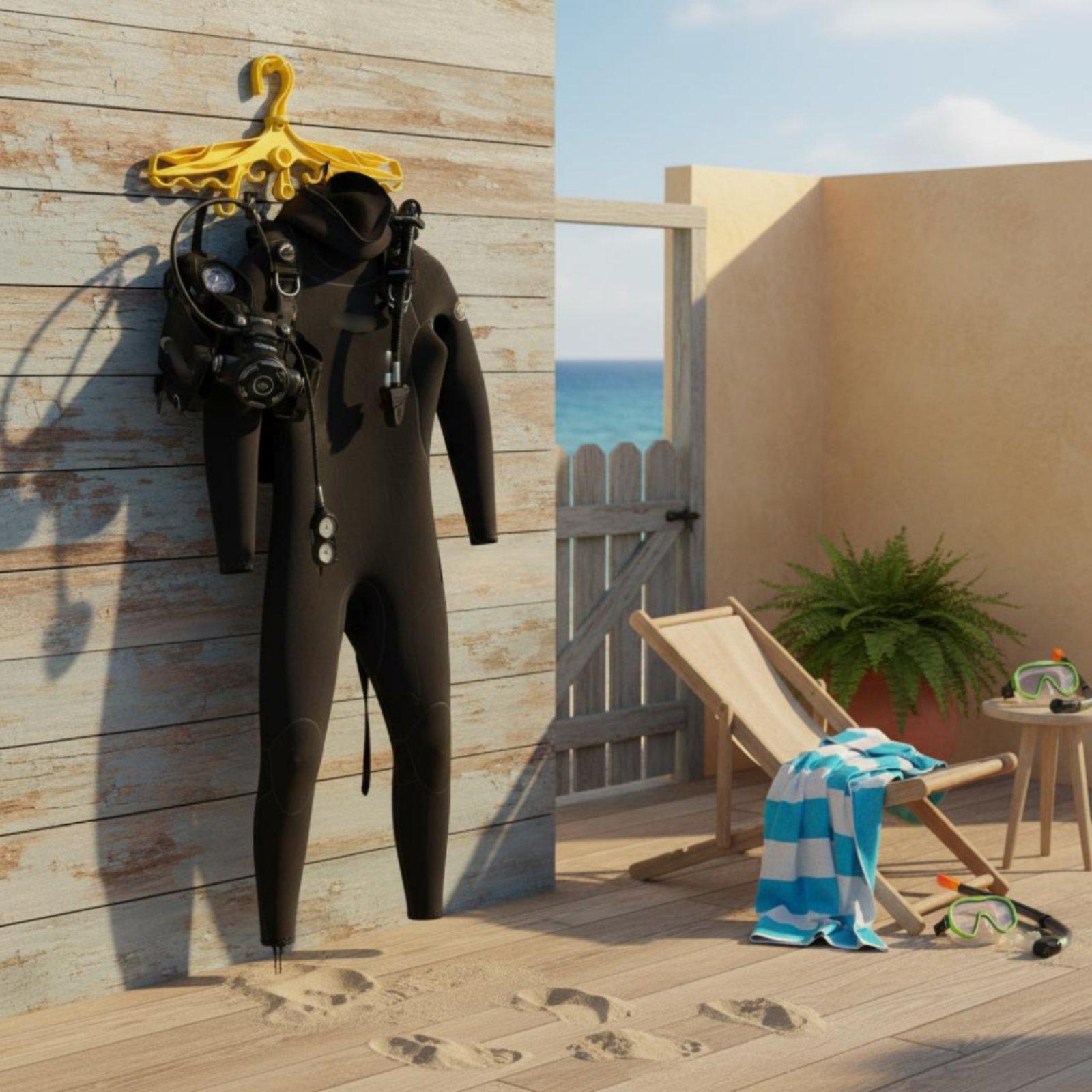 Aquatic Sports Scuba - Sekiz Kancalı Plastik Dalış Askısı, Dalış