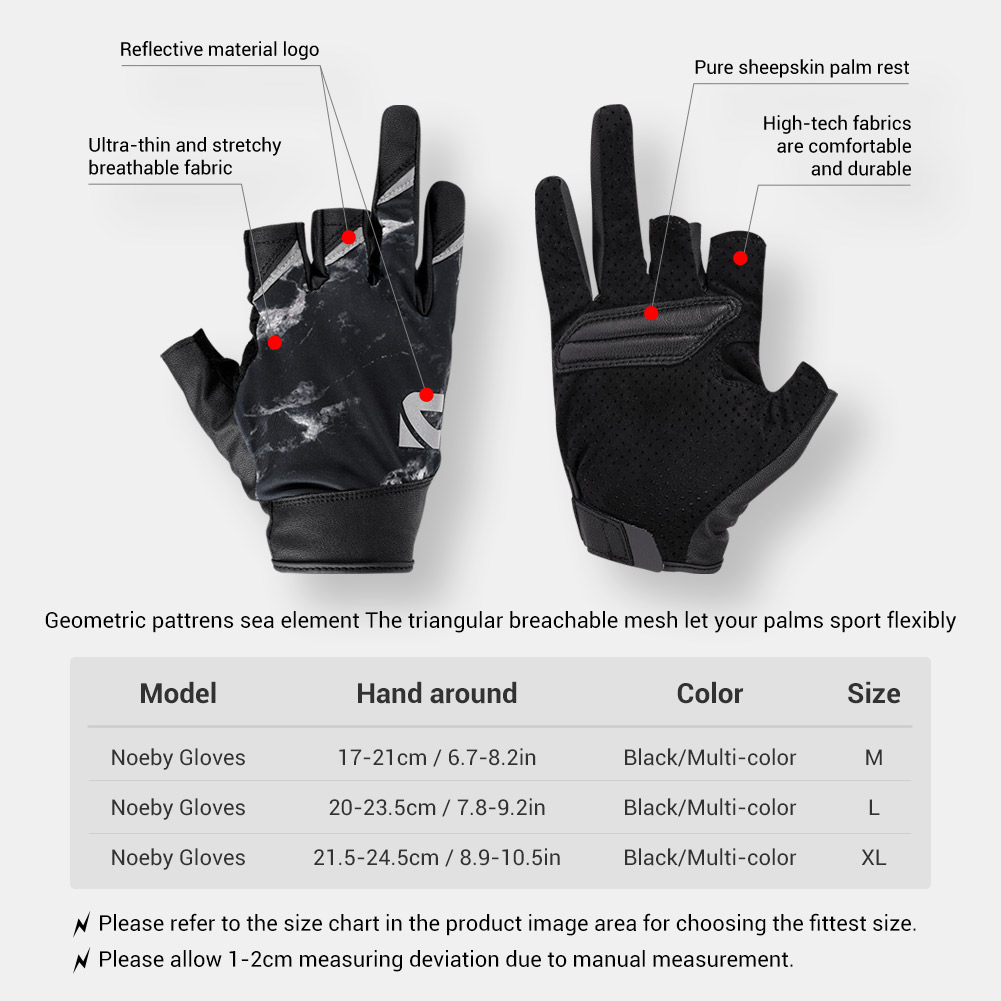 Noeby yarım parmak balıkçı eld - Spearfishing Glove incelemesi ve fiyatı